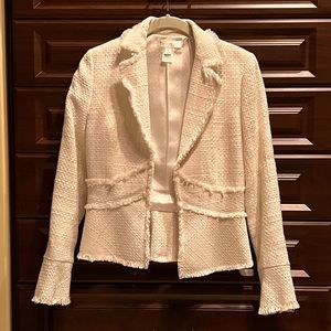 White House Black Market White blazer